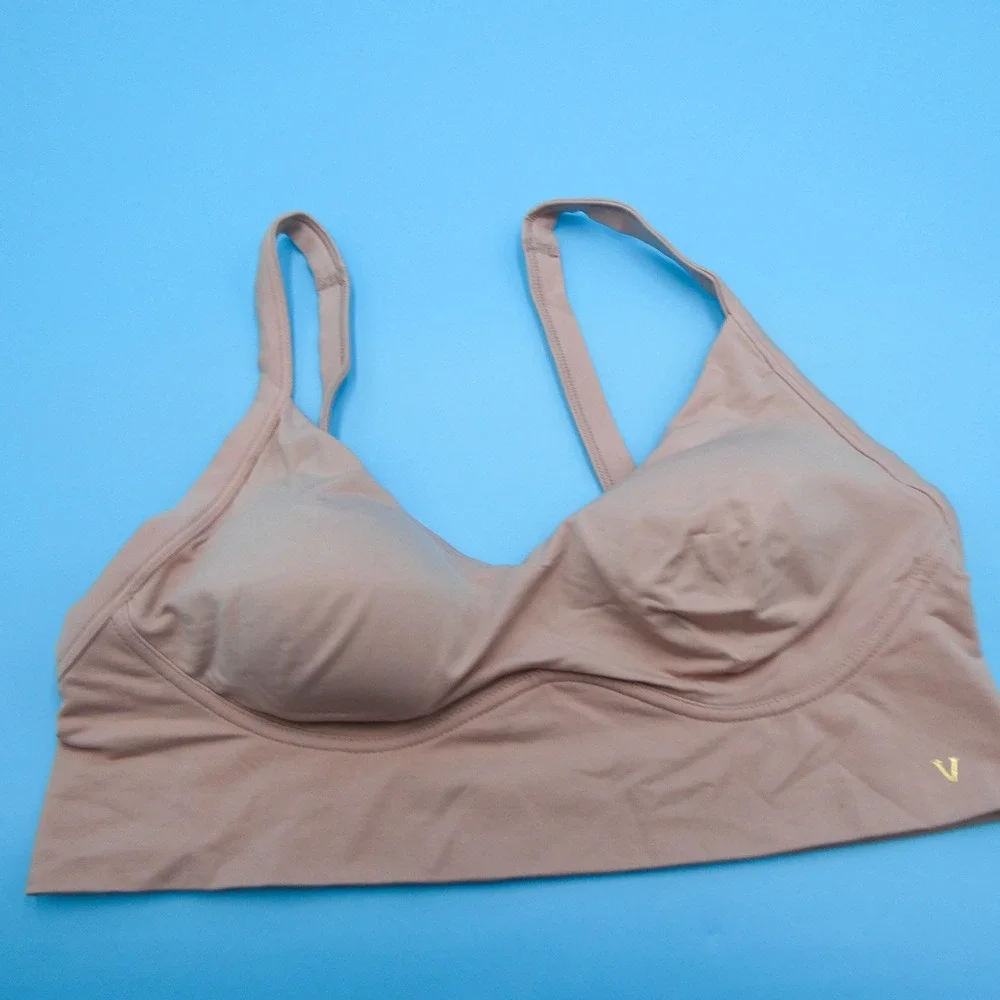 Victoria's Secret Bralette Womens‎ Extra Large Lounge Wireless Nude Polyamide XL